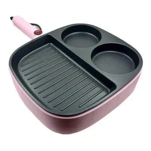 Mini Desayunadora Multifuncional Sartén Eléctrico