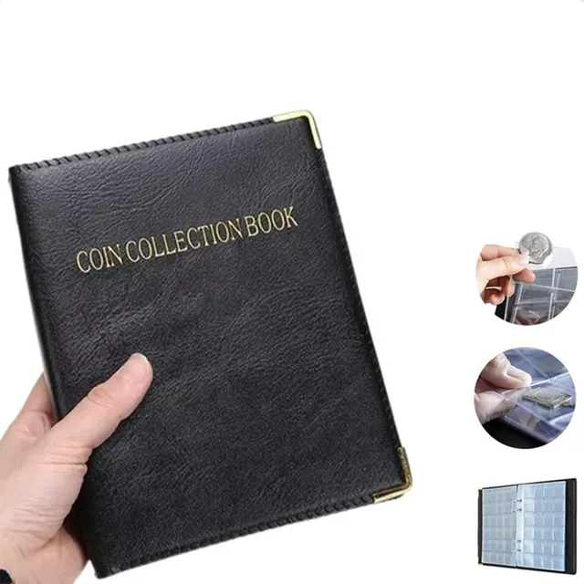 480 Monedas Libro De Colección Para Monedas Bolsillo Dinero