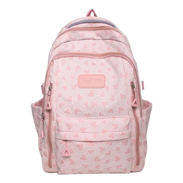 Mochila Escolar Liceal Corazones 35 Litros Bentancor Outdoor