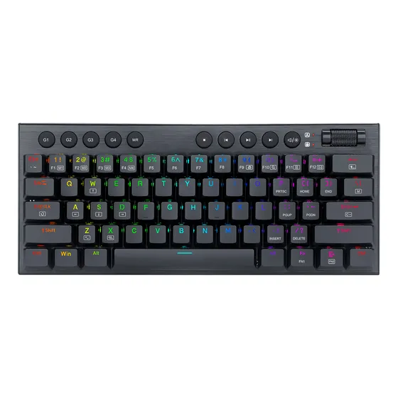 Teclado Mecanico Redragon Horus Mini K632-pro 60% Wireless Color del teclado Negro Idioma Inglés US