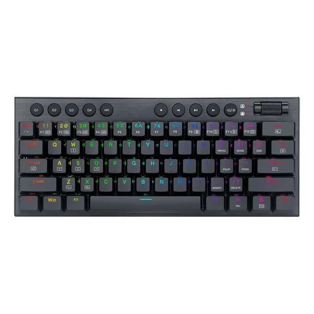 Teclado Mecanico Redragon Horus Mini K632-pro 60% Wireless Color del teclado Negro Idioma Inglés US