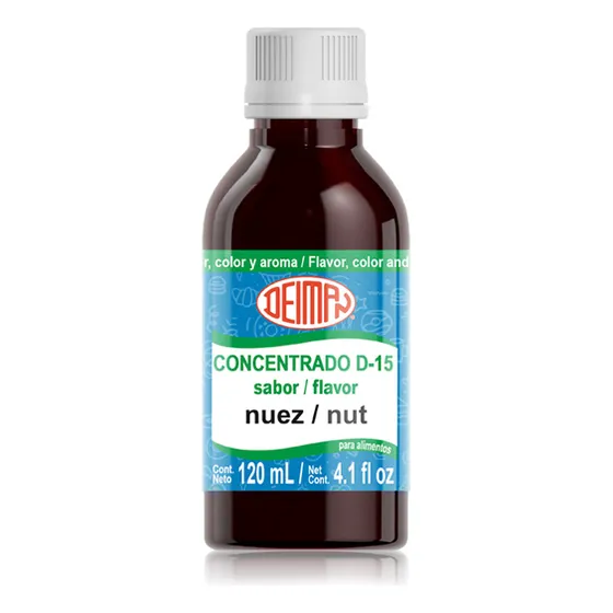 Concentrado Saborizante De Nuez Deiman 120 Ml