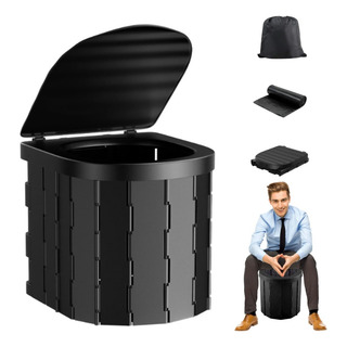 Inodoro Portátil Plegable Para Acampar Para Viajes Senderism Inodoro Portátil Plegable Para Acampar Para Viajes Senderism