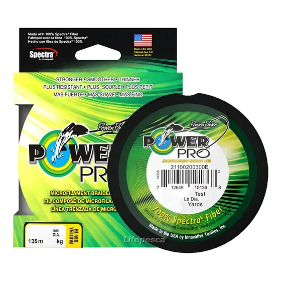 Linha Mult. Shimano Power Pro 0,43mm 80lbs/37kg (135 Metros)