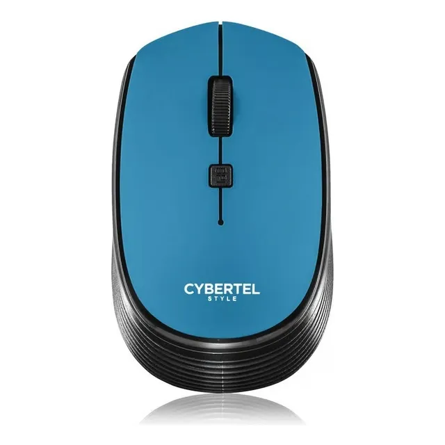 Mouse Inalámbrico 1600dpi Azul Style M312b Cybertel
