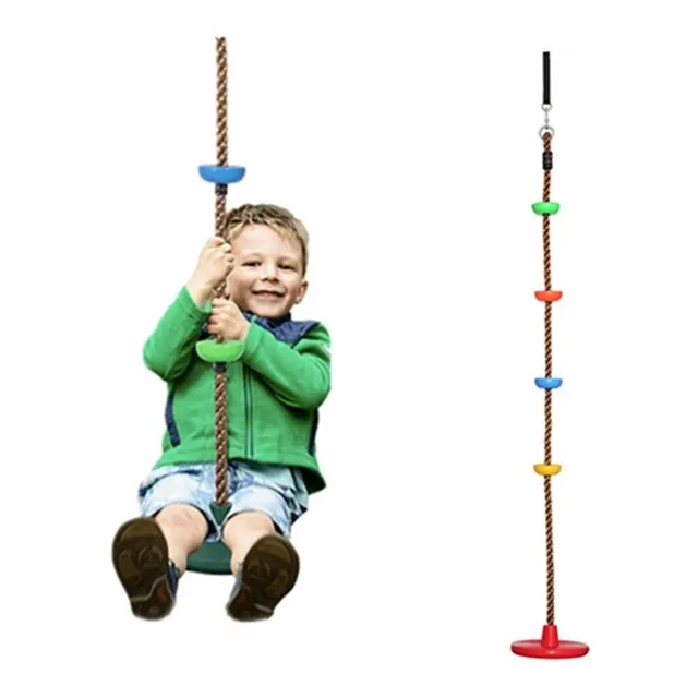 Columpio Mecedor De Escalada Multicolor Soporta Hasta 100 Kg