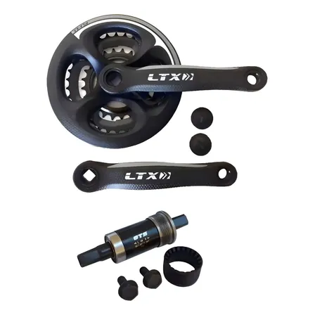 Pedivela Garra Ltx Tipo Shimano 6-8 Velocidades 170mm Preto Ponta Quadrada