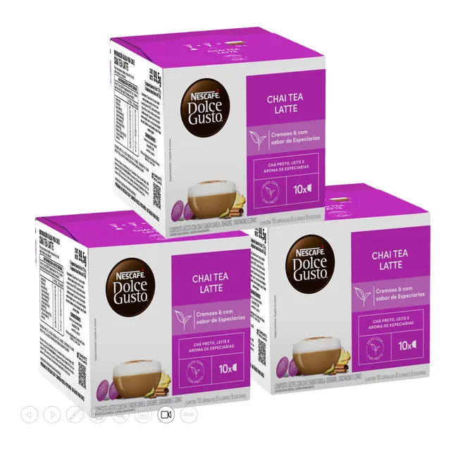 Cápsulas Café Nescafé® Dolce Gusto® Chai Tea Latte X 3 Cajas