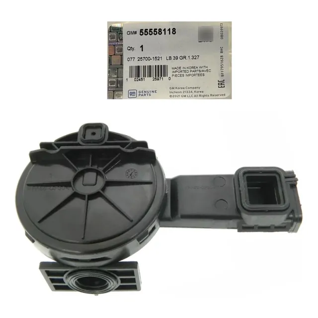 Válvula Pcv Gases Chevrolet Cruze Tracker Sonic Aveo Orig