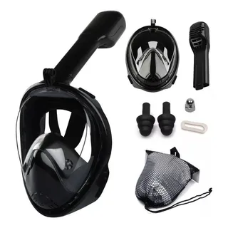 MĂĄscara Mergulho Snorkel Full Face Suporte Gopro CĂąmera MĂĄscara Mergulho Snorkel Full Face Suporte Gopro CĂąmera