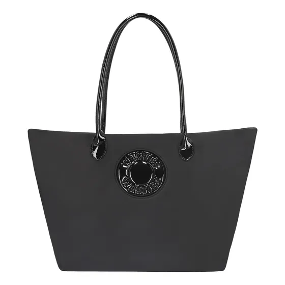 Bolsa Tote Para Mujer Westies Negro Hbmororon2we Acabado De Los Herrajes Oro Diseño De La Tela Liso