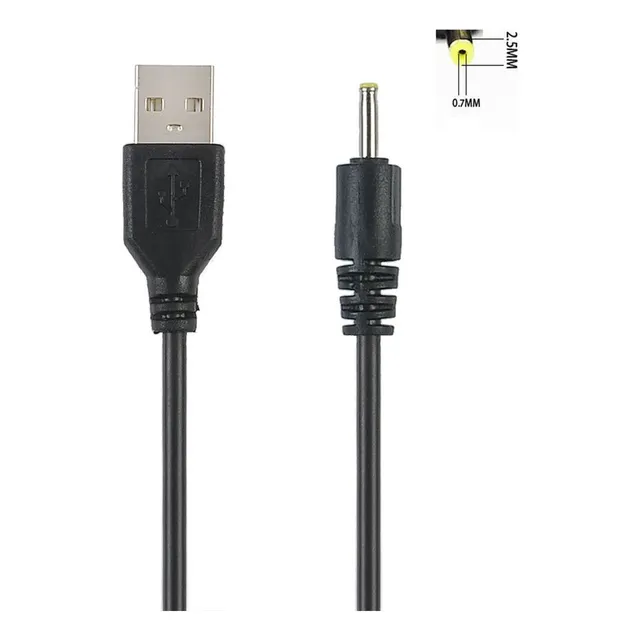 Cabo De Carregamento Usb 2.0 A Macho Para Dc Com Orifício Re