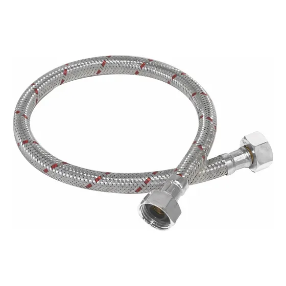 Manguera Flexible P/lavabo Freg 50cm 1/2x1/2 Munich Mf-5012