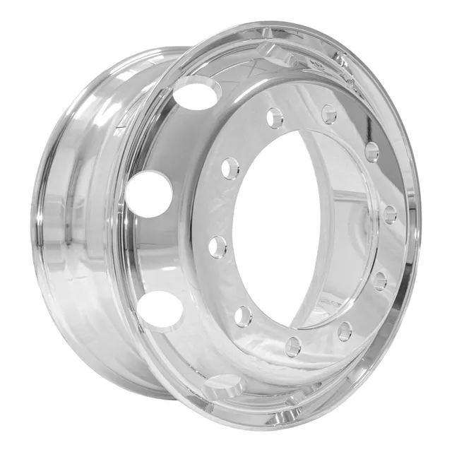 Roda Alumínio 295 8,25 X 22,5 Auto Brilho Borda Larga Rsx