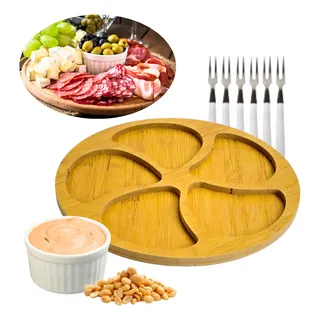 Petisqueira + 6 Garfinhos + Ramekim Molheira TĂĄbua Aperitivo Petisqueira + 6 Garfinhos + Ramekim Molheira TĂĄbua Aperitivo