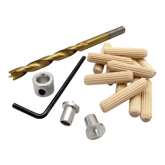 Centrador, Broca Y Tope Uniones Con Tarugos De 1/4 5337