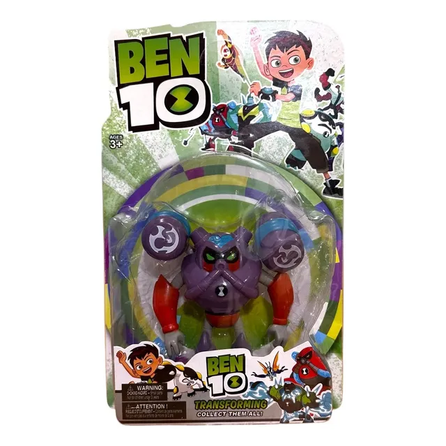 Muñeco Ben 10 Overflow Figura Articulada 10 Cm
