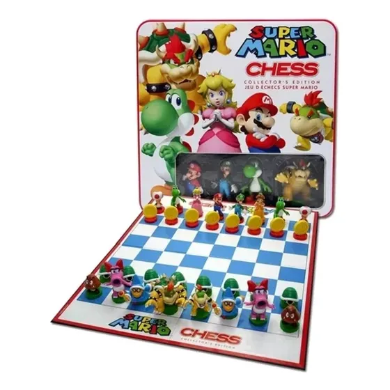 Ajedrez Super Mario Bros Chess Grande Coleccionable