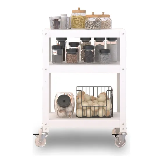 Carro Mesa Aux Cocina Living 3 Bandejas C/ruedas Organiza