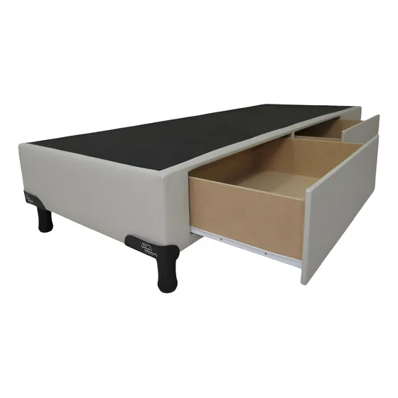 Base Sommier Box Somier Cama 1 Plaza 2 Cajones Entrega S/c*