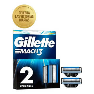 Cartucho De Rastrillo Gillette Mach3 Con 3 Hojas Para Rasura Cartucho De Rastrillo Gillette Mach3 Con 3 Hojas Para Rasura