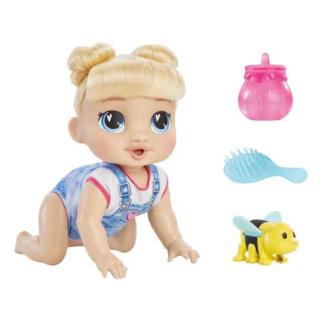 Baby Alive Muñeca Electrónica Harper Hugs de Pelo Rubio