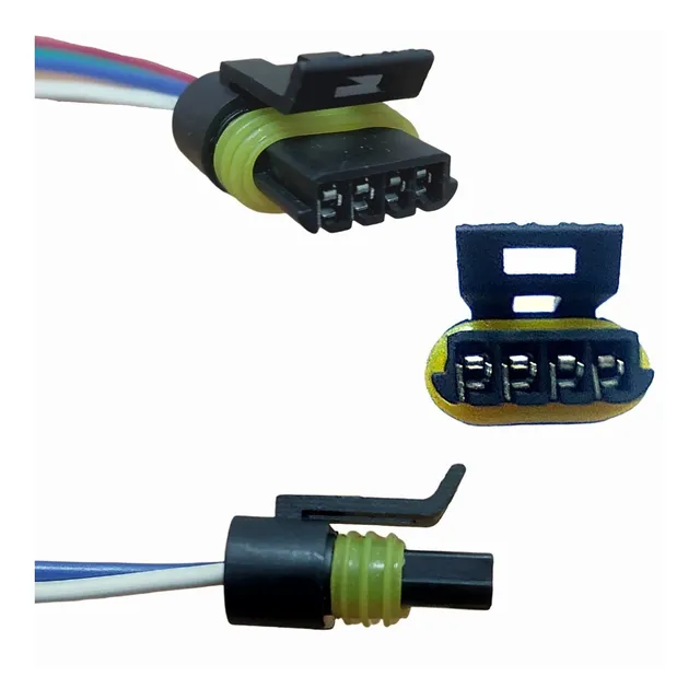 Conector Valvula Iac Minimo Aveo Corsa 1.6 Optra 1.8 Spark