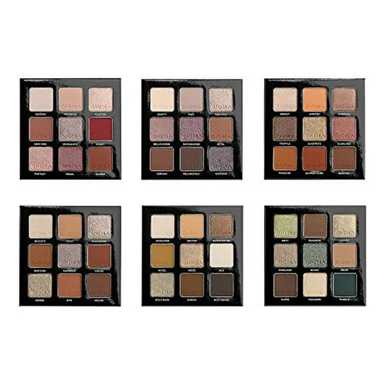 Set De 6 Paletas De Sombras De Ojos Sigma Beauty Para Llevar