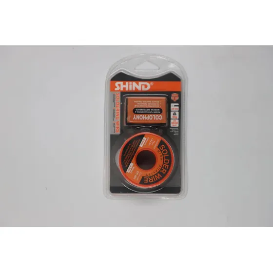 Soldadura Electronica Estaño 2mm 60 Grs C/ Resina Flux 2%
