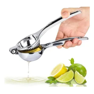 Espremedor De Limão Inox Manual Maciço Super Forte Espremedor De Limão Inox Manual Maciço Super Forte