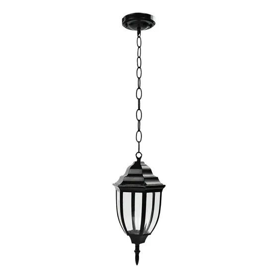 Farol Colgante Exterior Clásico Kleiman Les-002 100w Negro