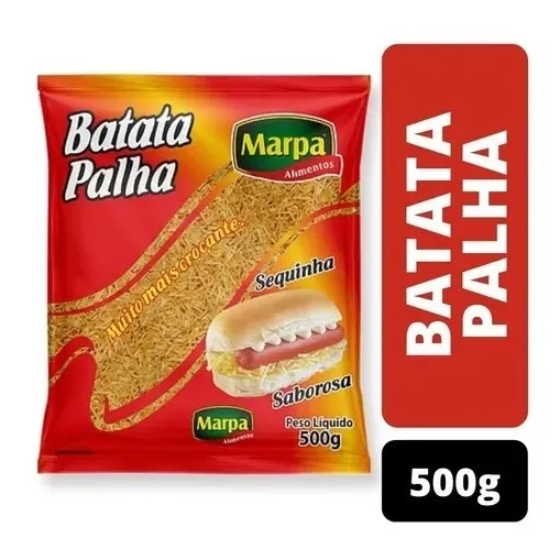Batata Palha 500g Crocante E Sequinha Marpa