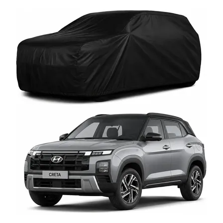Capa Cobrir Carro Couro Forrada Anti-gato Novo Hyundai Creta Preto