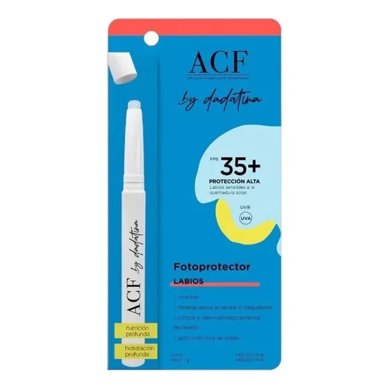 Acf Dadatina Protector Solar Labios Fps35 Fotoprotector 1g
