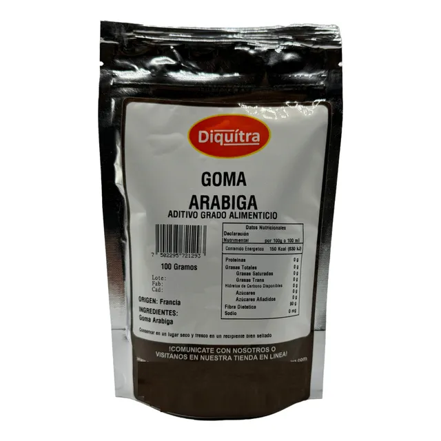 Goma Arábiga (acacia) Polvo Grado Alimenticio 100 Gramos