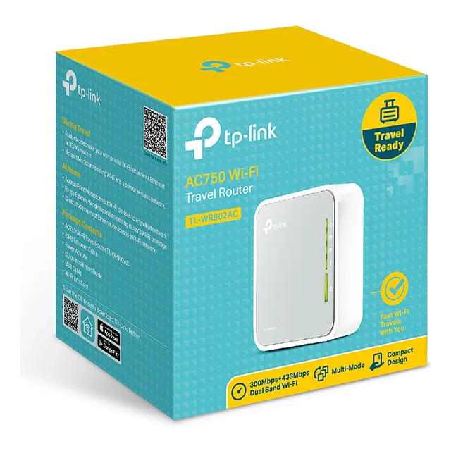 Tp-link Ac750 Router Inalambrico Wi-fi De Viaje Tl-wr902ac