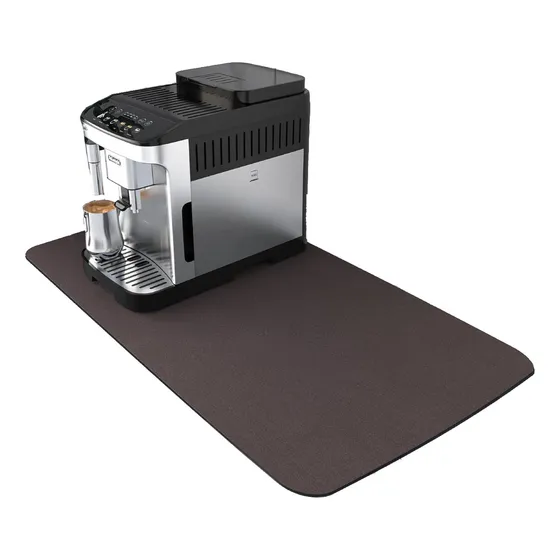 Tapete De Mesa Sintético Para Cafeteira Salão Beleza 70x30cm Cor Café Liso
