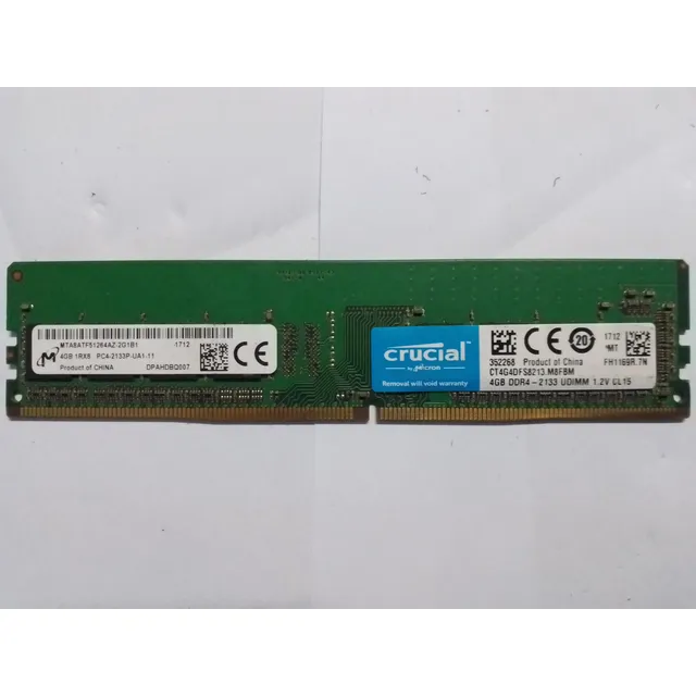 Memoria Ram Ddr4 4gb Bus 2133 Value Crucial --------- 8gb