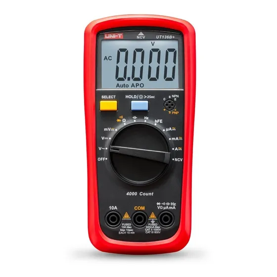 Tester Multimetro Capacimetro Digital 40mf Uni-t Ut136b+