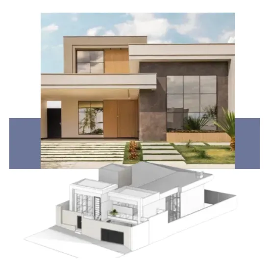 Projeto Casa Duplex Moderno - Kit 2 Projetos