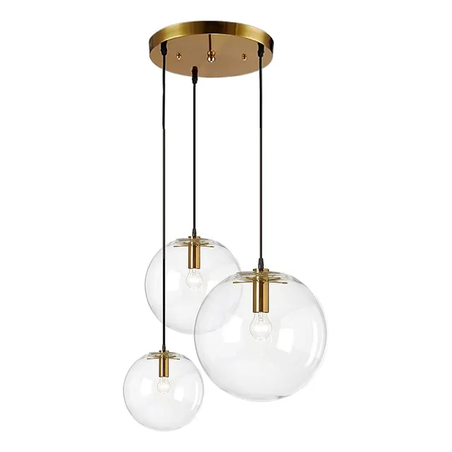 Lampara Colgante Multiple 3 Luz Moderna Sala Estar Casa