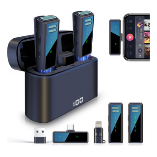Micrófono Inalámbrico Lavalier Solapa Para Android Micrófono Inalámbrico Lavalier Solapa Para Android