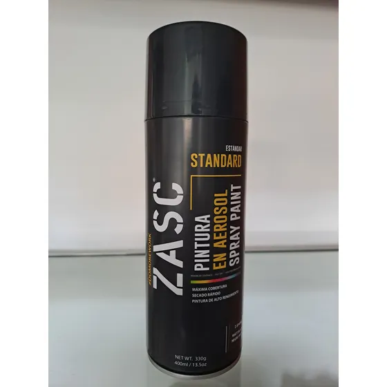 Pintura Spray Negro Mate Zasc