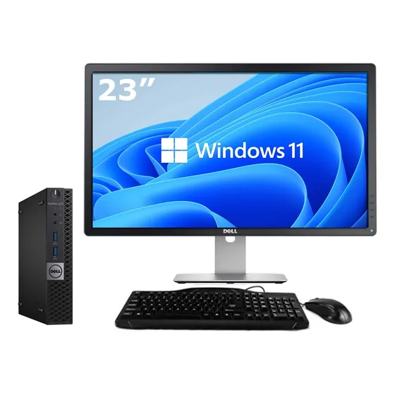 Cpu Dell 3050 Mini I5 7ger 8gb 240ssd Win11 + Monitor 23pol