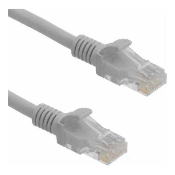 Patch Cord Utp Rj45 1 Metro Cat6 Categoria 6 Color Gris