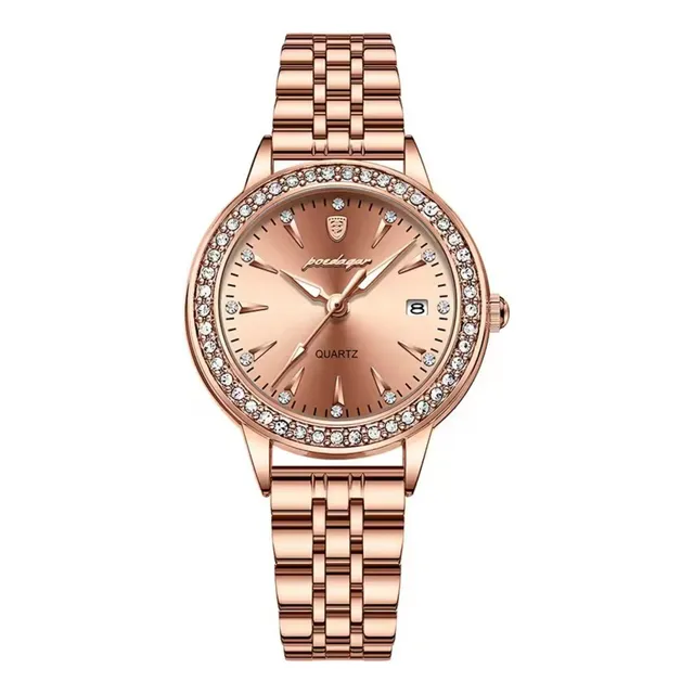 Reloj Elegante Con Correa De Acero Inoxidable Ultrafino