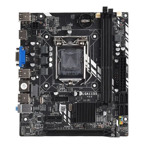 Tarjeta Madre Computadora H61m Lga1155 Intel Core I3, I5, I7