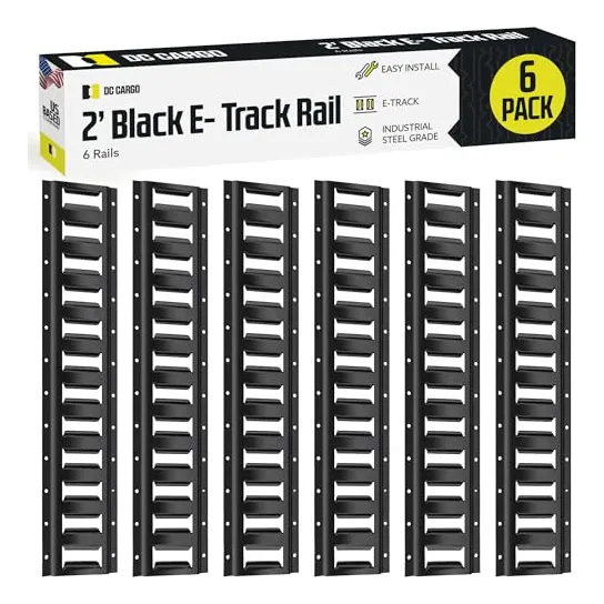 Juego De Rieles De Amarre E Track De 2' (paquete De 6) Para