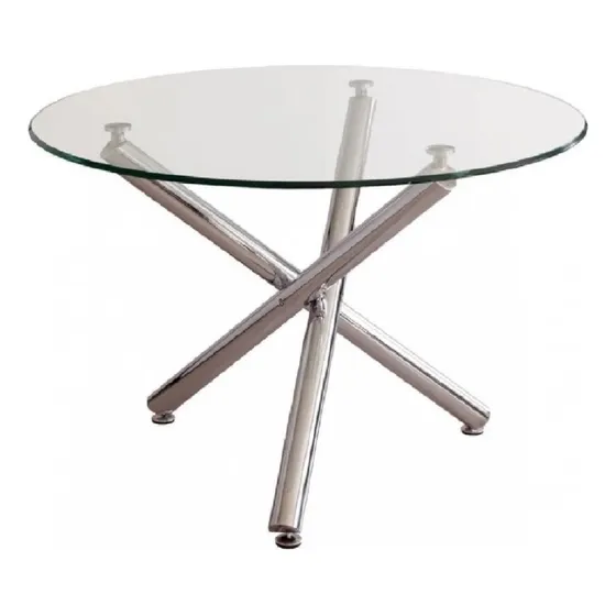Mesa De Comedor Redonda De Vidrio Reuter