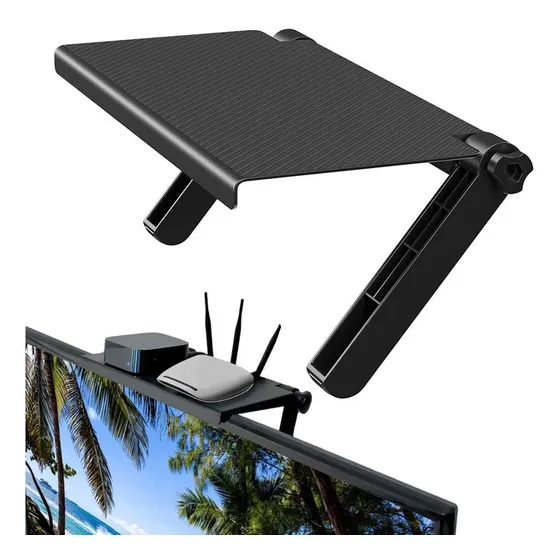 Soporte Estante Ajustable 360 En Tv Para Canalera Tv Box ®